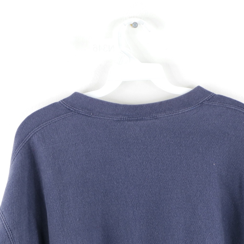 Vintage 90s University of Michigan Sweatshirt Blue - Picture 8 of 9